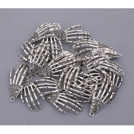 Skeleton Hand Charms - Charm Bentuk Kerangka Tangan (10pcs)