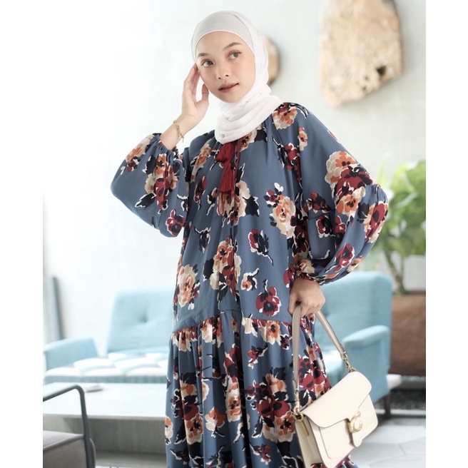 Lexy Dress Blue Red by intalicious project