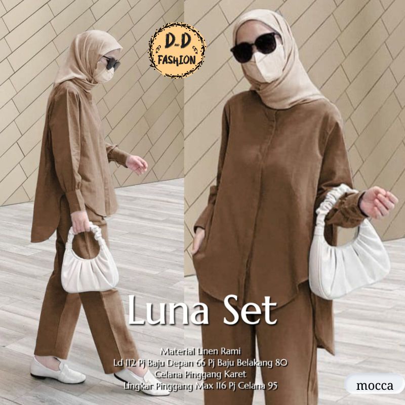 LUNA/DELISHA SET SET BAJU WANITA TERBARU