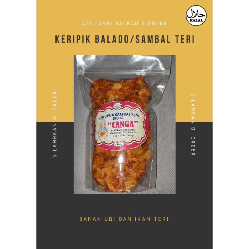 

Keripik Sambal/Balado Teri Sibolga