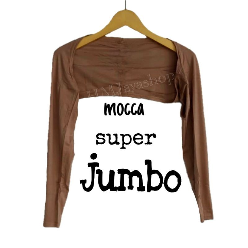 Manset Tangan Sambung Bolero Jumbo Manset Sambung Bolero Super Jumbo +-Mocca