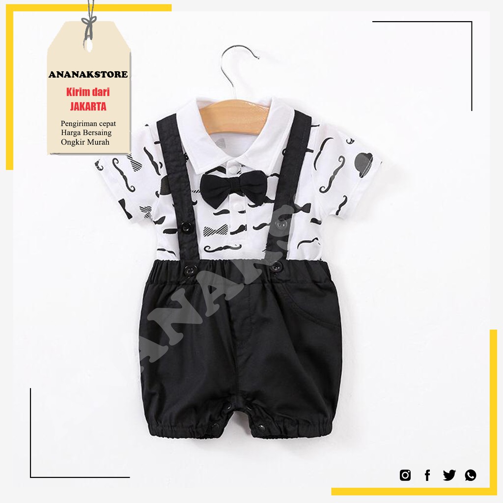  Baju  Bayi  Cowok  Jumper Lengan Pendek import  Korea  BA 637 