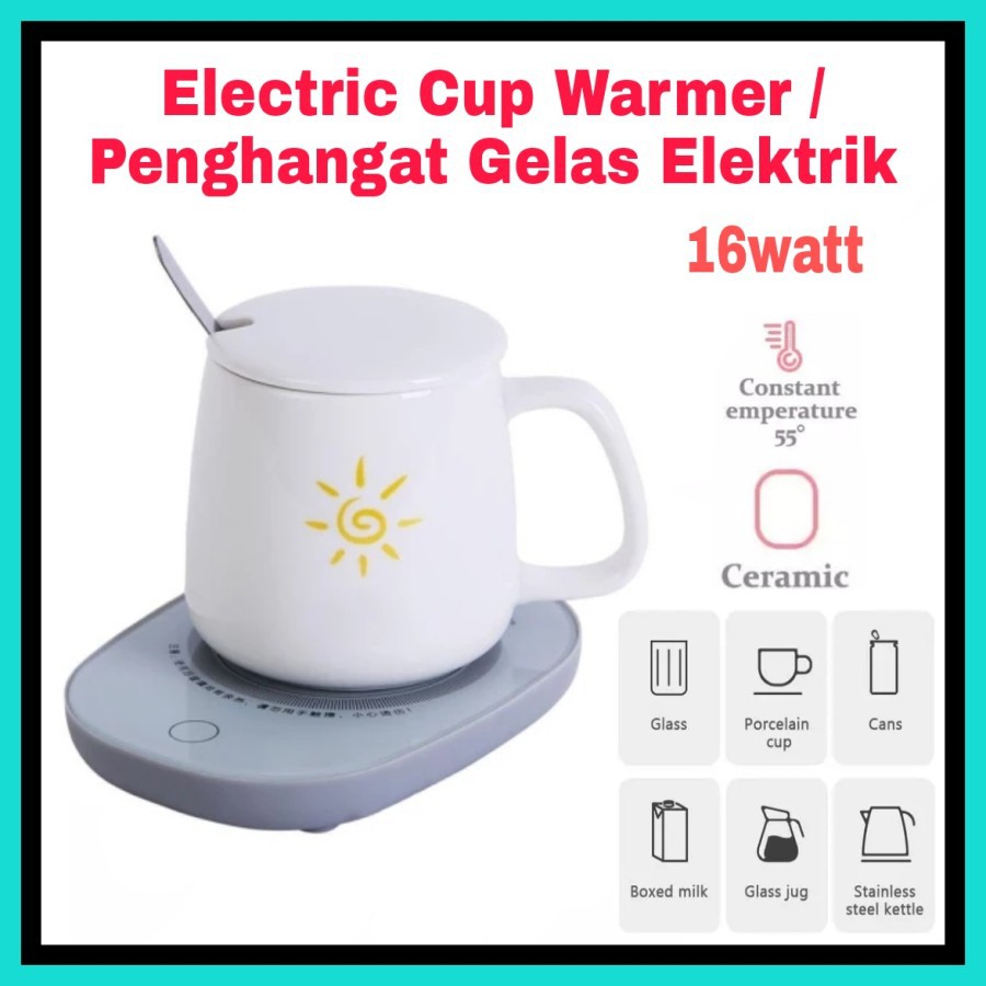 NA - Electric Cup Warm 16watt Pemanas Gelas Kopi Tea Elektrik 9801