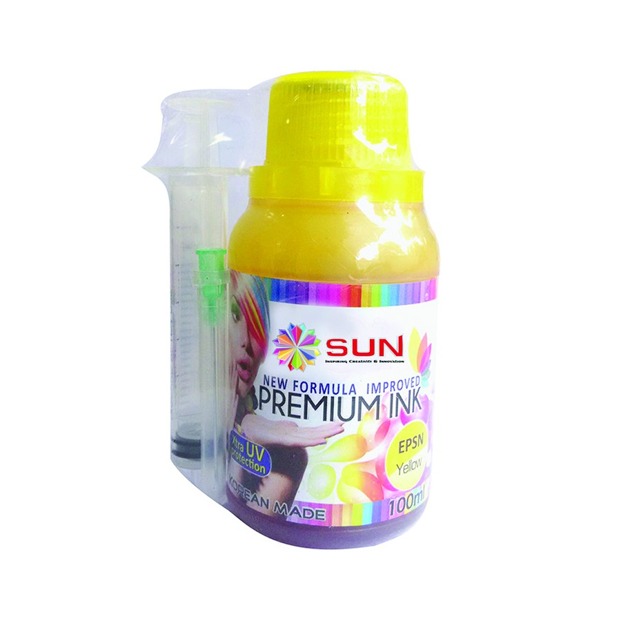 RISP100EY | REFILL INK SUN 100 ML EPSON YELLOW ORIGINAL