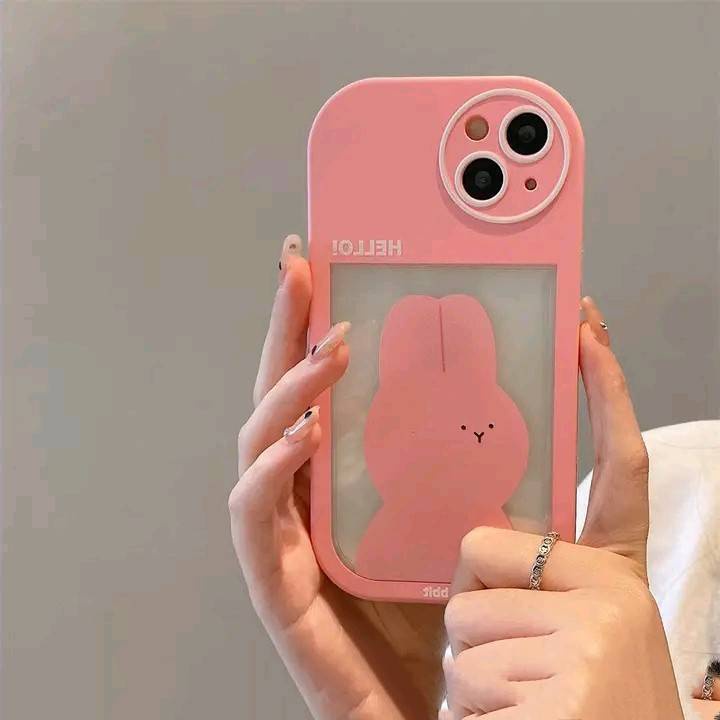 Casing Soft Case Motif Beruang / Kelinci Lucu Untuk iPhone 13 / 12 / 11 / X / XR / XS MAX / 12pro