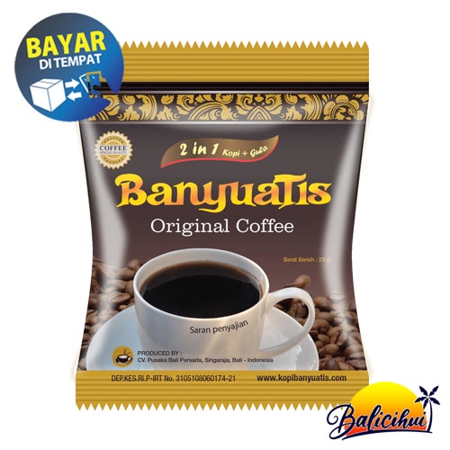 BALICIHUI Kopi Banyuatis 3 in 1 Kopi Bali Banyuatis ORIGINAL Coffee 1 Sachet