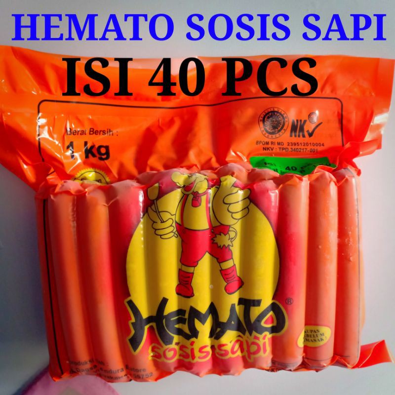 

Hemato Sosis Sapi 1kg