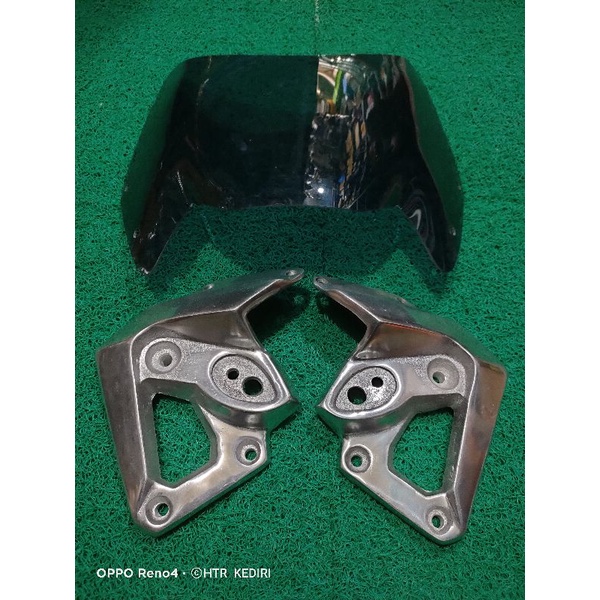 Visor Tirev Tiger Revo visor barong Tiger Revo pnp Megapro Primus set breket kupingan lampu