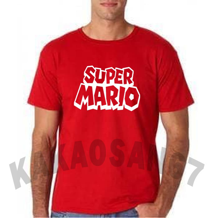  KAOS  BAJU SUPER MARIO V1 KAOS  LOGO KAOS  GAME KEREN  