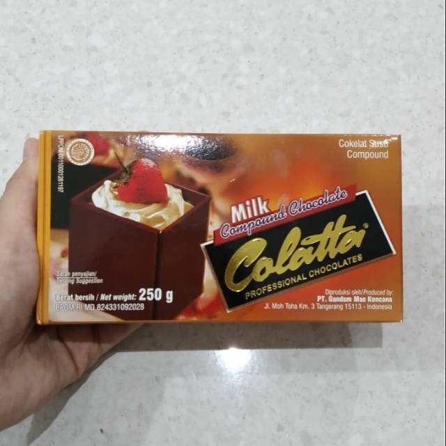 

Coklat Batangan Collata Milk Compound Chocolate 250gr