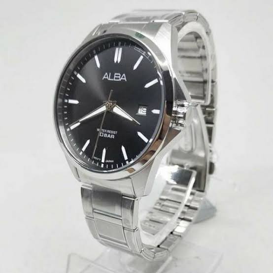 jam tangan pria stainless steel alba AS9J69 AS9J69X1