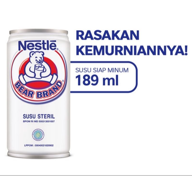 

Susu Beruang Steril 189ml 1 Kaleng