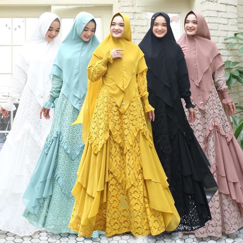 Set Brukat Syari by Syafeera