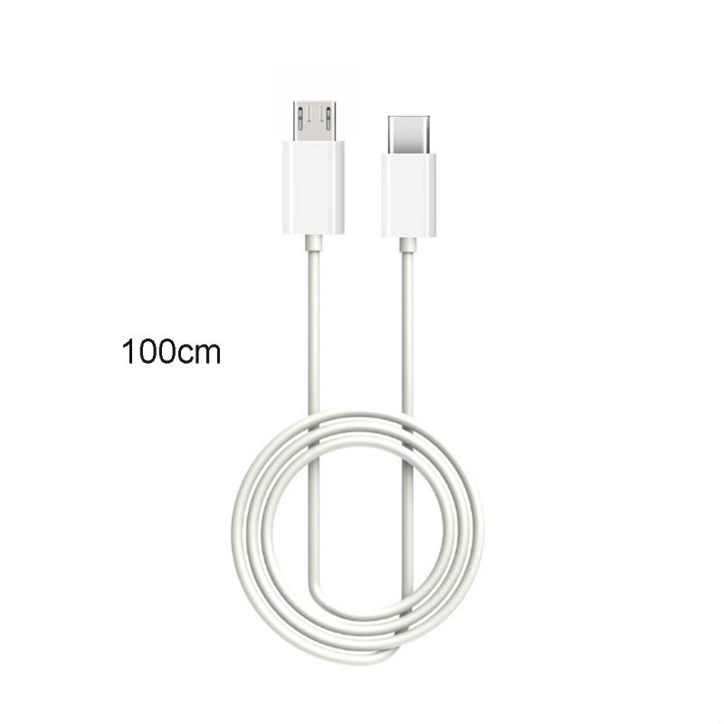 ✿ AUS Kabel Data / Charger OTG USB Tipe C Male to Micro USB Male Panjang 1M