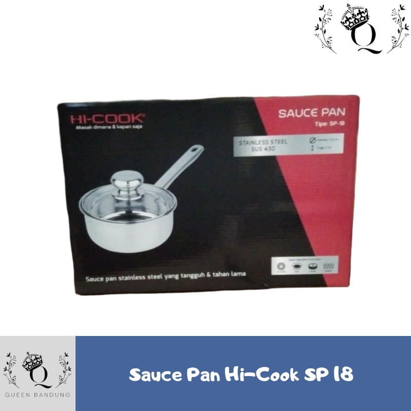 Sauce Pan Hi-Cook SP 18 Hicook Hi cook