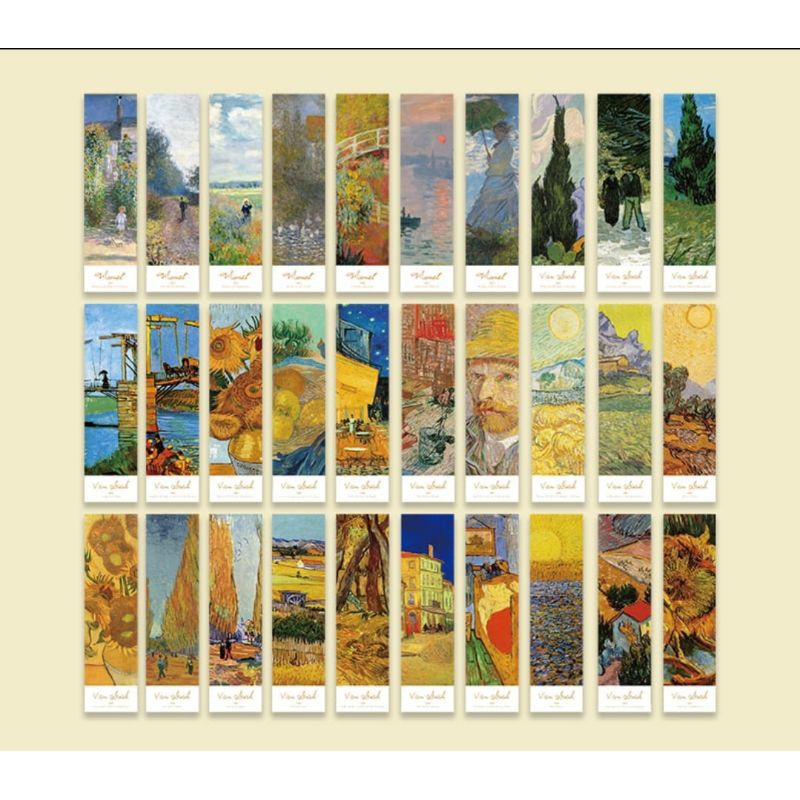 pembatas buku bookmark edisi van gogh vintage