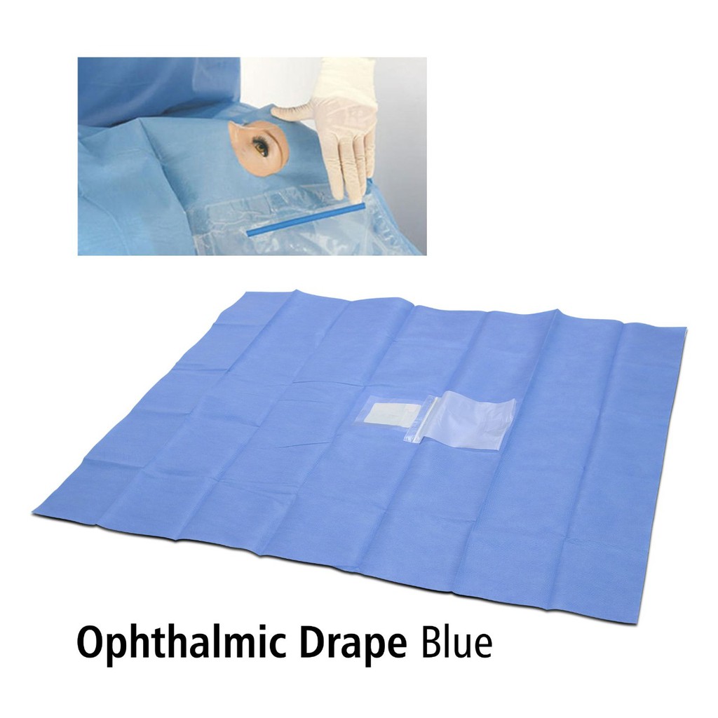 Opthalmic Drape Blue Onemed