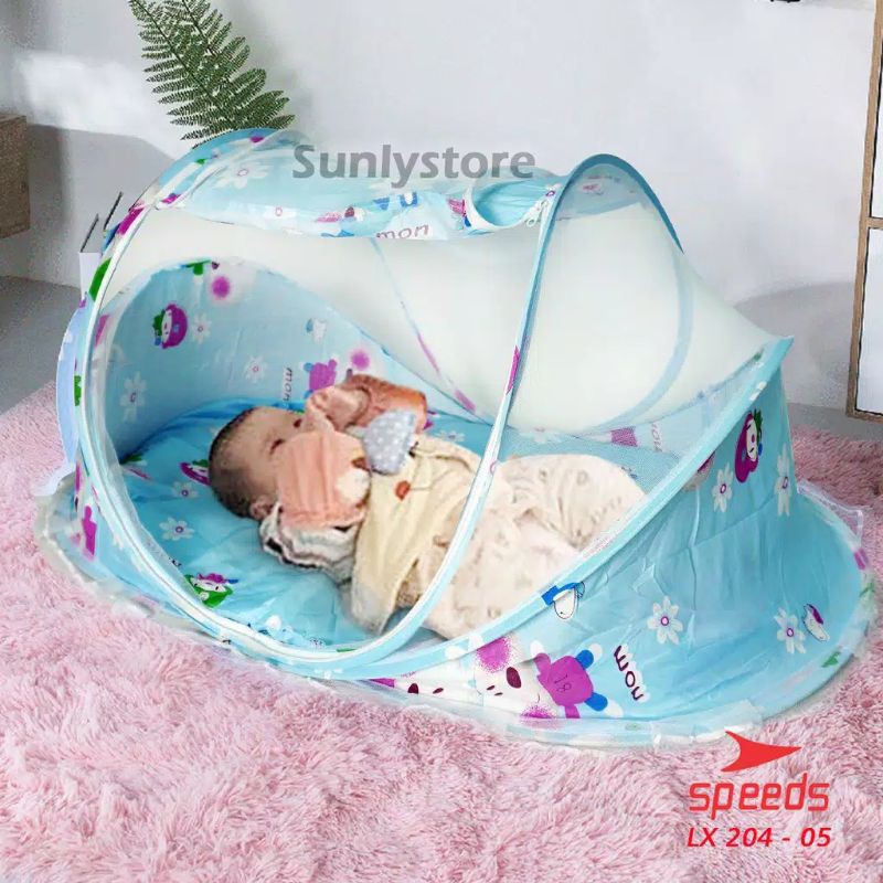 Tempat Tidur Kelambu Bayi musik