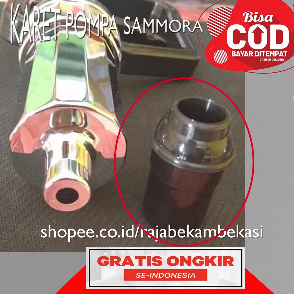 KARET UJUNG POMPA SAMMORA / KARET POMPA SAMMORA / KARET PUMP SAMORA