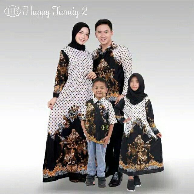 Batik Couple Anak Keluarga Wayang