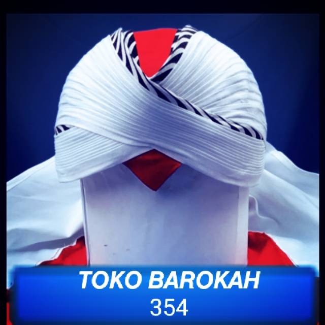 BLANGKON JOGJA LIPAT SAMURAI MERAH PUTIH SLIWIR HALUS/ADAT JAWA