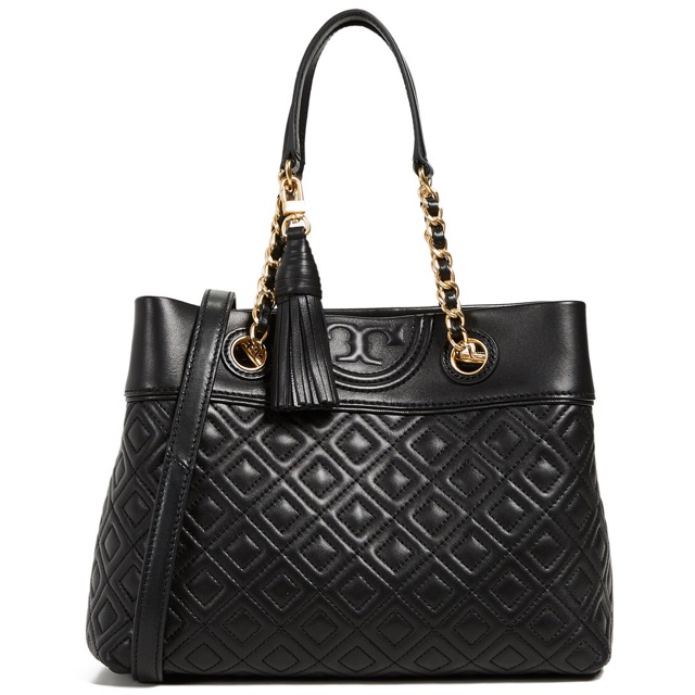 Tory Burch Fleming Satchel Black
