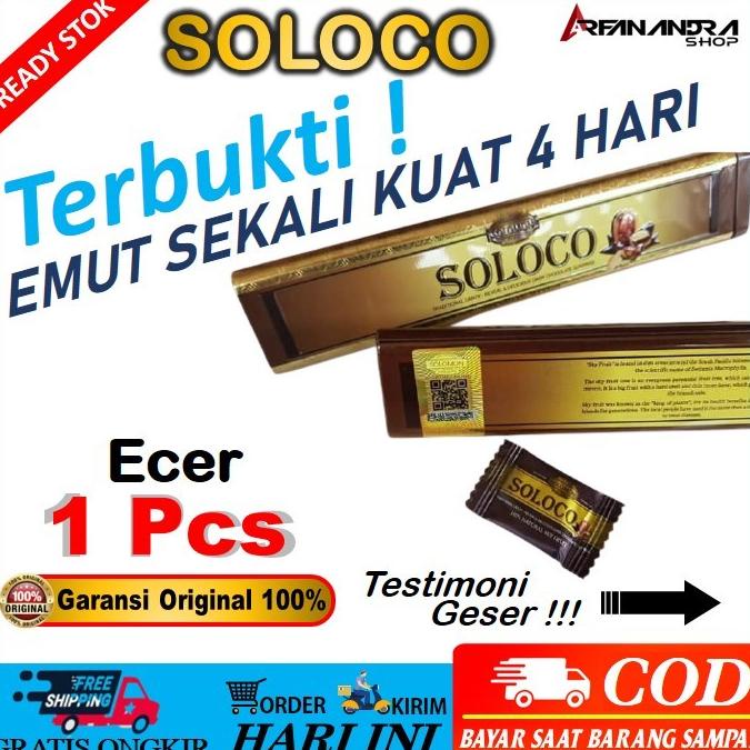 ORIGINAL 1 Pcs Permen Slc. Original, Kuat Herbal Pria SALOCO SlcO Asli Murah