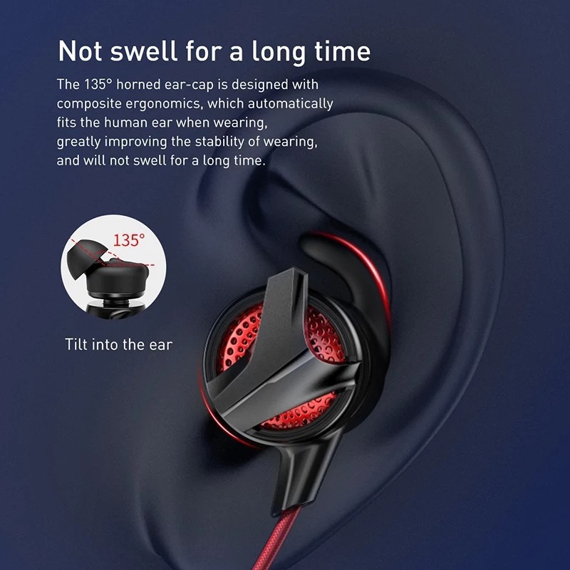 Headset Gaming , Schooling + Mic Gamo Baseus Jack Aux 3.5mm