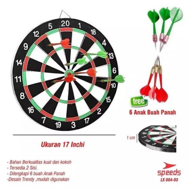 Dart board Game lempar anak panah