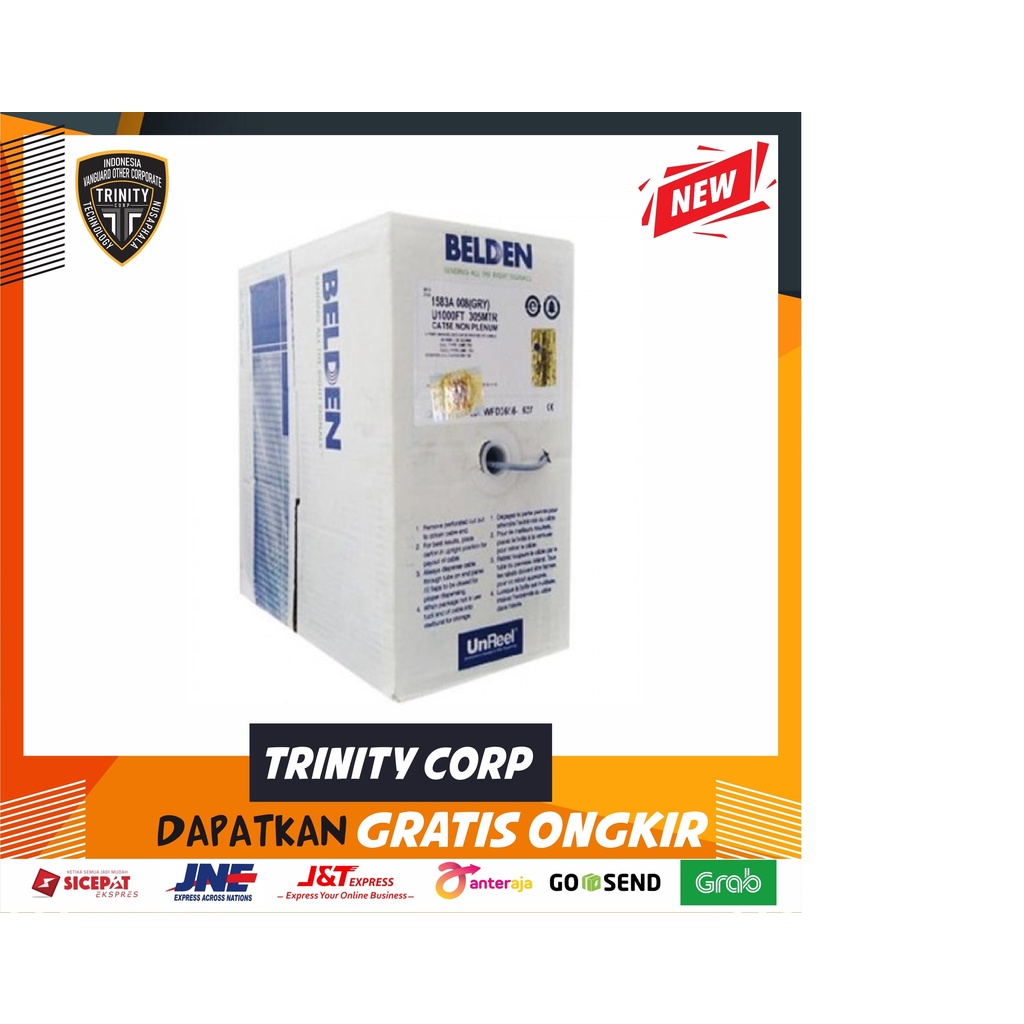 KABEL LAN UTP cat 6 cat6 BELDEN Per Meter