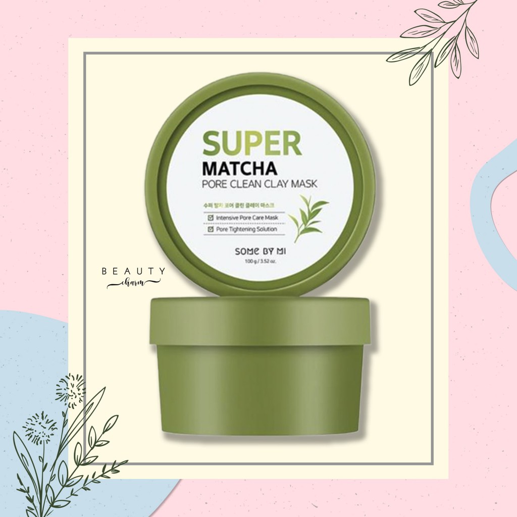 SOME BY MI Super Matcha Pore Clean Clay Mask Original Korea 100gr