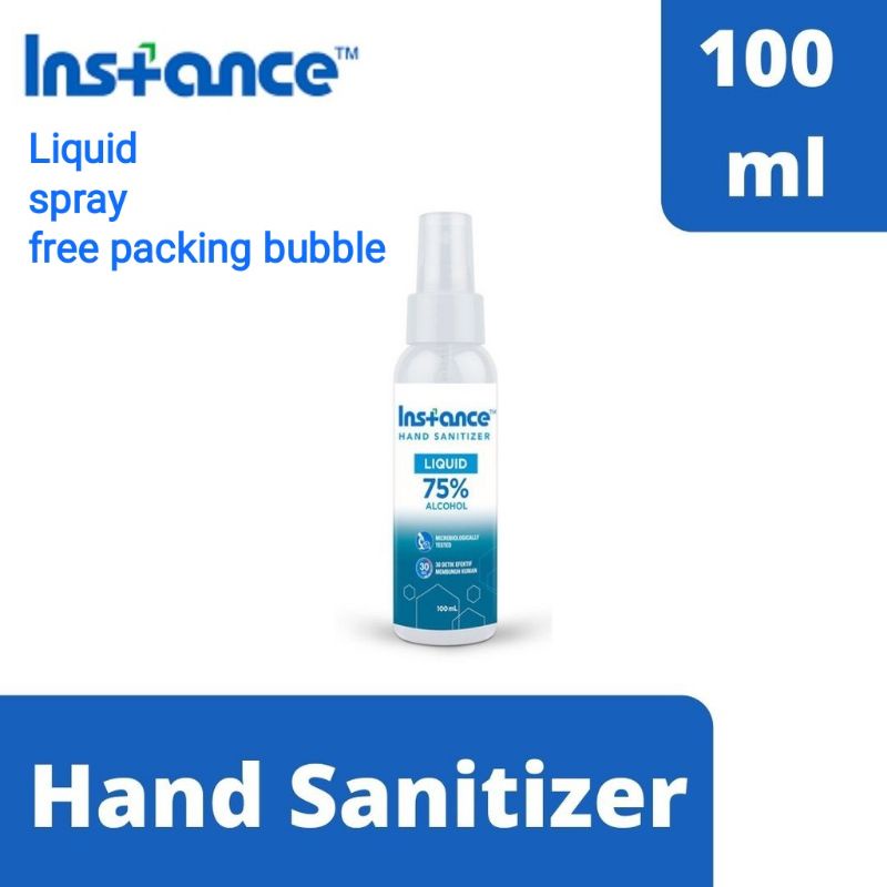 Instance Hand Sanitizer Spray Botol 100 ml 60ml Softies Gel 60ml Hand Sanitizer Hand San Lembut