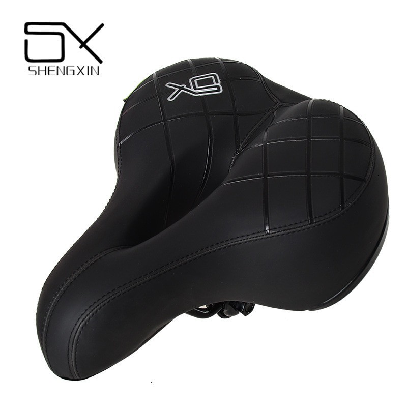 COD Jok Sadel Sepeda Empuk Comfortable Shock Absorption with Tail Warning Reflective Tape