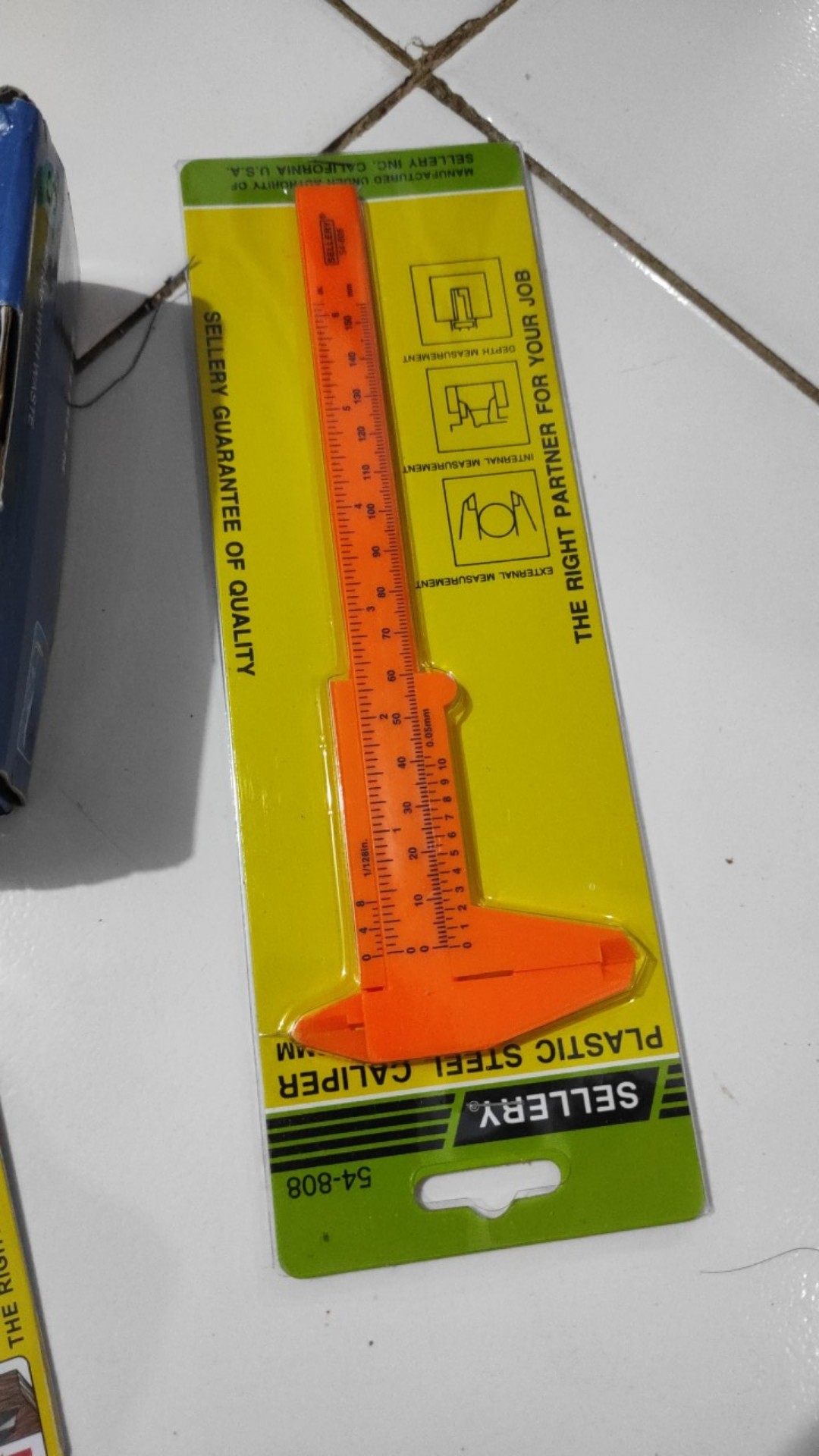 Plastic Steel Caliper 6 / Jangka Sorong Plastik Sellery