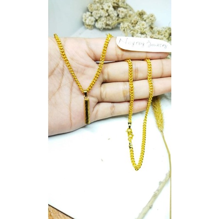 Kalung Lempis terbaru / koin mesin / warna 24k