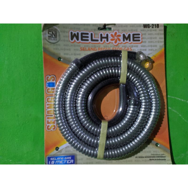 Selang gas lpg 1.8 meter anti tikus Wellhome