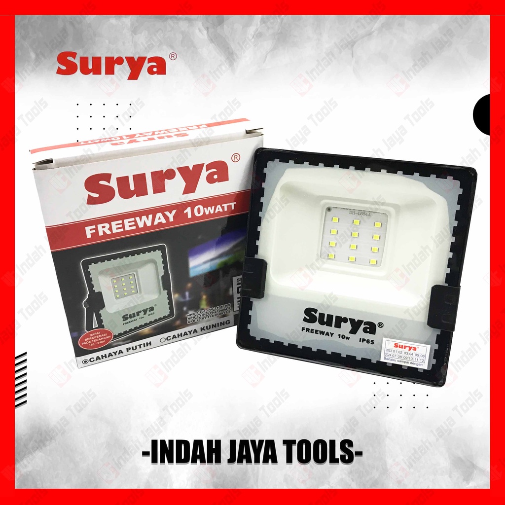 SURYA FREEWAY 10 WATT Lampu Sorot LED Flood Light Tembak Floodlight