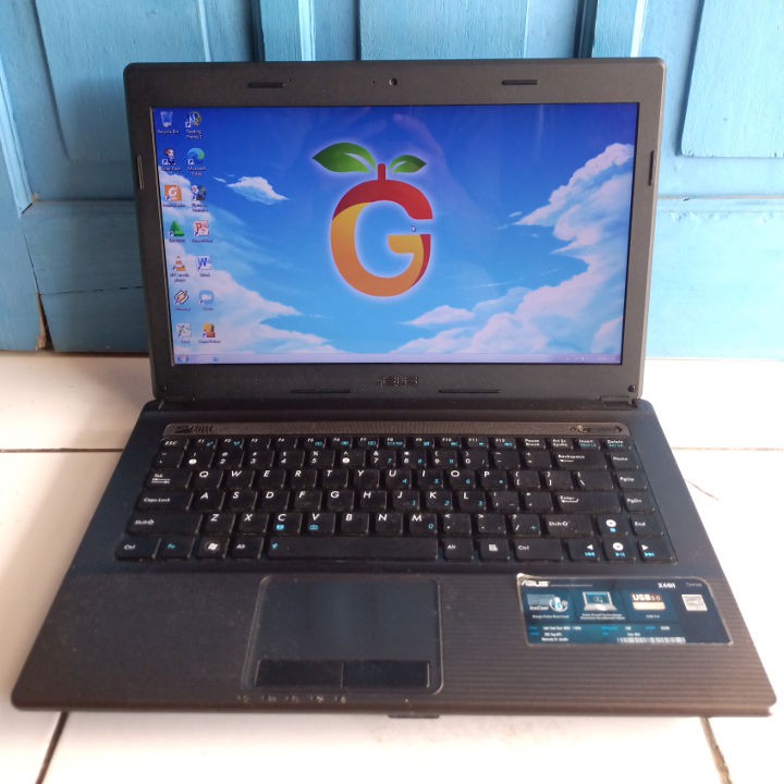 Asus X44H Warna Hitam RAM 2GB HDD 500GB Intel Celeron B800 Laptop Second Bekas