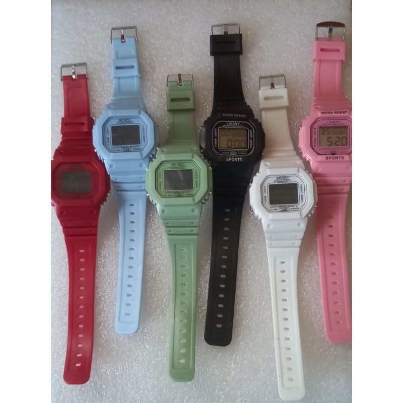 JAM TANGAN CEWEK DIGITAL WATER RESISTANT
