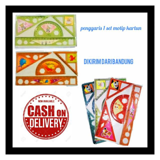 

Pengaris 1 set kumplit