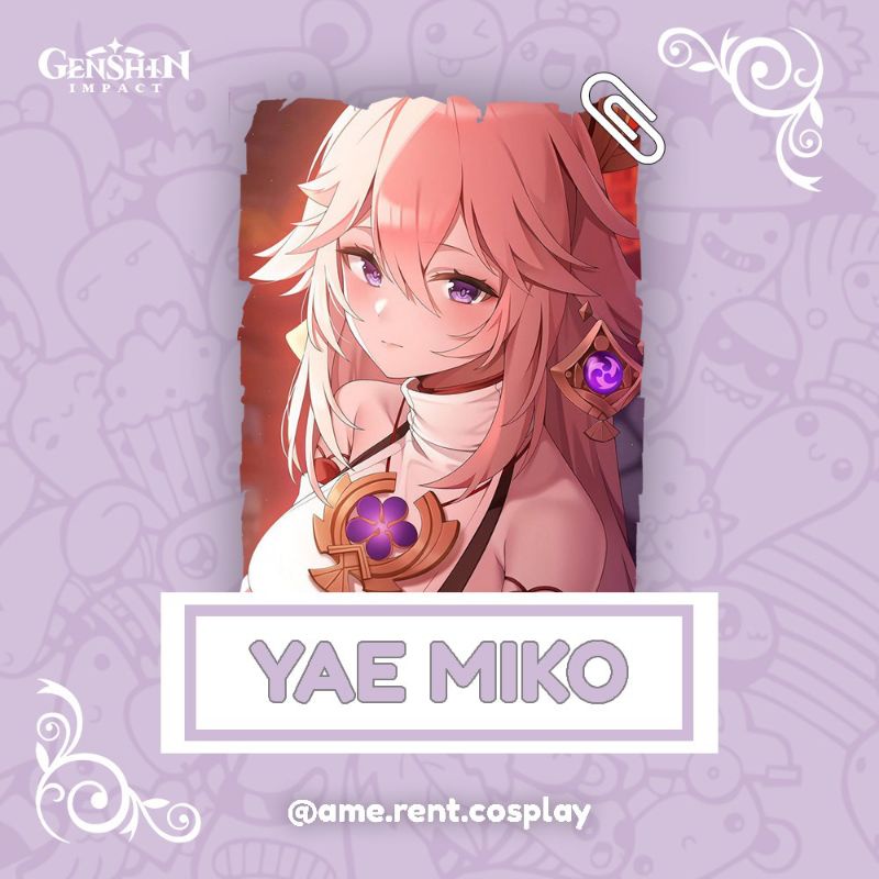 Yae Miko (Sewa Cosplay)