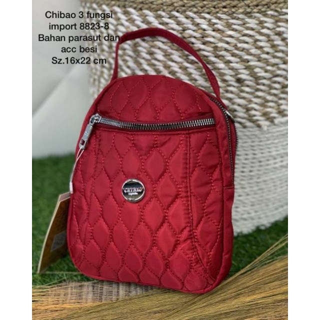 TAS WANITA IMPORT CHIBAO 8823-8 JINJING SELEMPANG RANSEL