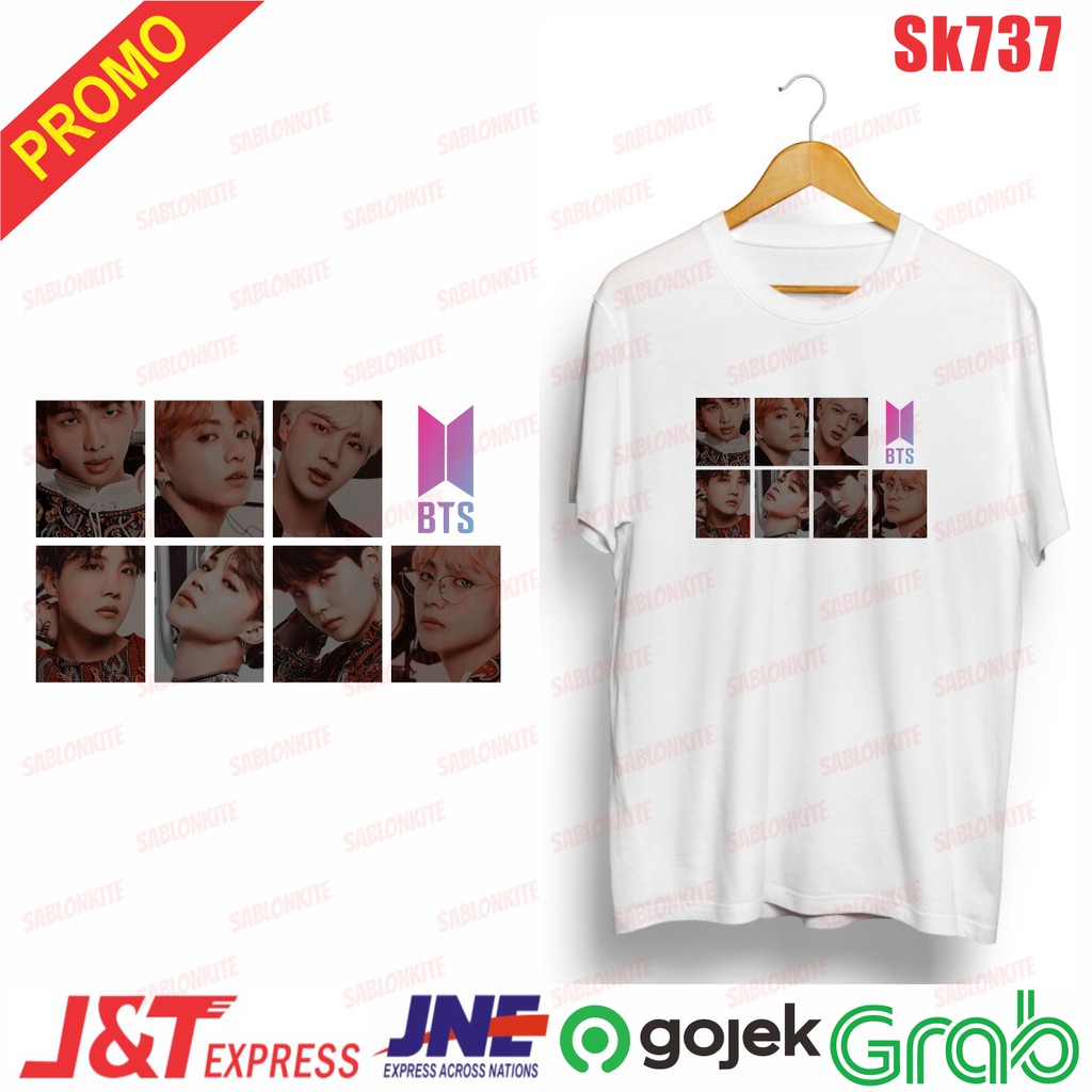 MURAH!!! KAOS KPOP MEMBER SK737 UNISEX COMBED 30S