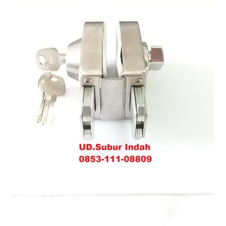  Kunci  Pintu  Kaca  Frameless Single Model  Kunci  Putar 93S 