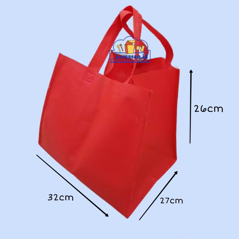 

Tas Kain Box Nasi 25x25x28 Merah