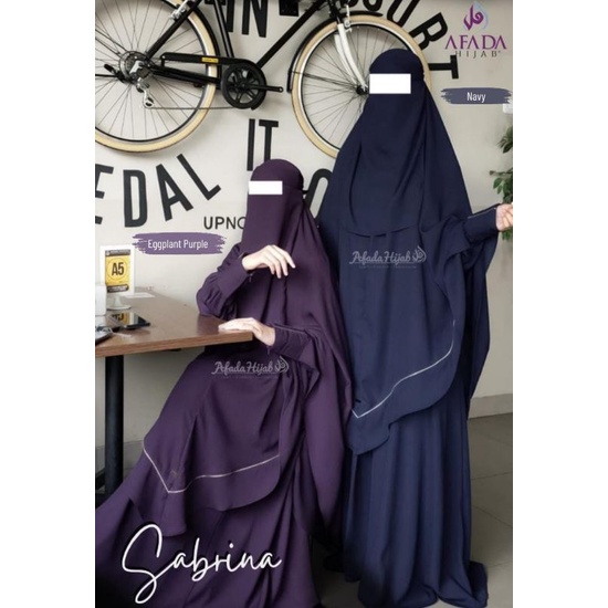sabrina set gamis set cadar bandana by afada hijab