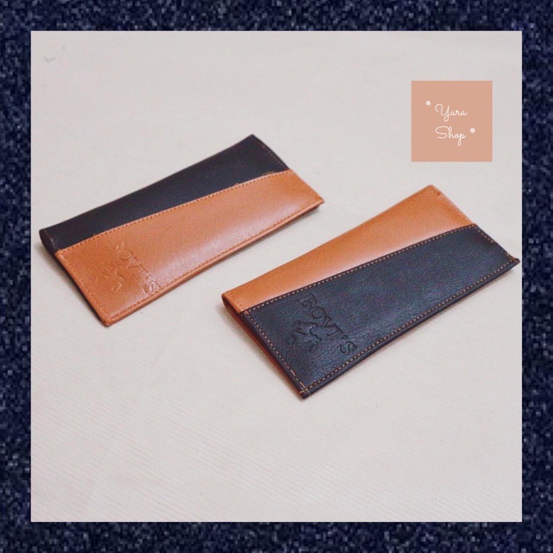 Dompet Panjang Merk Bovi’s Motif Hitam Coklat | Bovis Wallet For Boy &amp; Girl | Yurashop