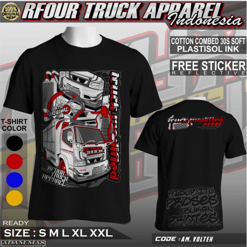 KAOS TRUK ORIGINAL // KAOS TRUCK ORIGINAL // TRUK MANIA // BAJU TRUK //  ANTI GENGSI