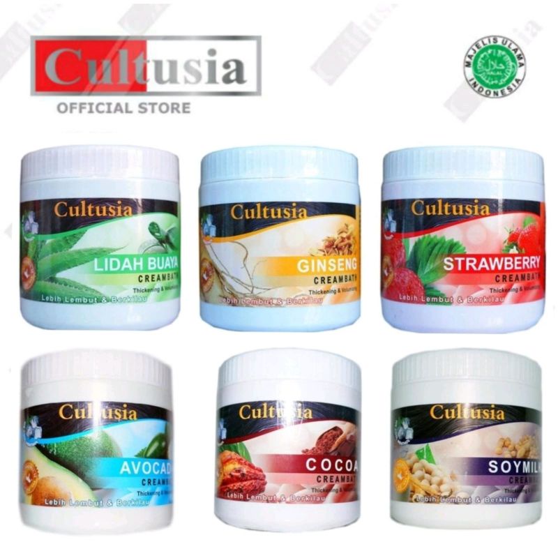 CULTUSIA HAIR CREAMBATH 500GR