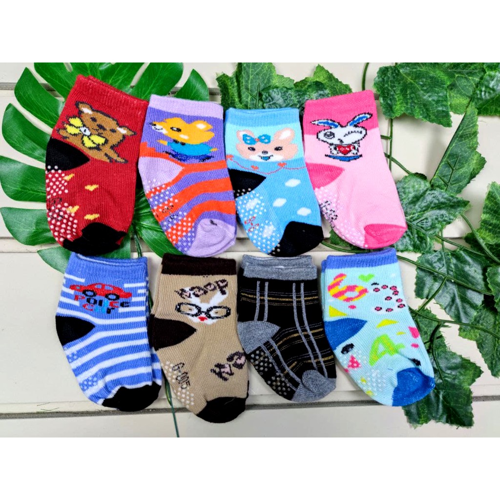 Kaos Kaki Bayi New Born Boy Girl Kaos Kaki Motif Lucu